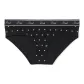 1 Pack (Pure Black Script Heart P Print/Black)