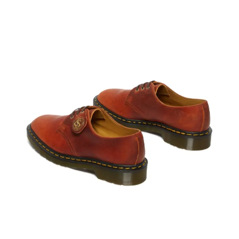Dr.Martens 1461 Made In England Classic Oil Leather Oxford Shoes 'Dark Brown'-4