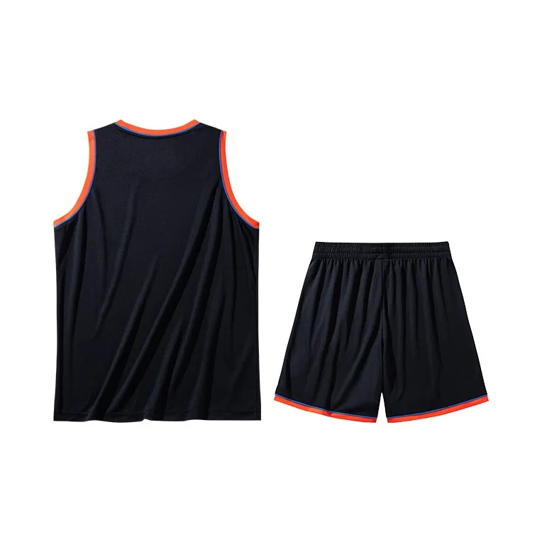 Anta Basketball Collection Casual Sportswear Men's Basic Black/Fluorescent Persimmon Red/Indigo Blue-1