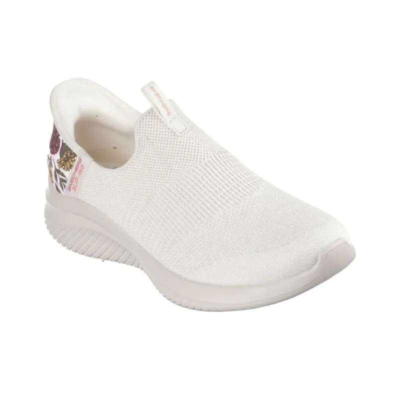 Skechers Ultra Flex 3.0 Anti-Slip And Wear-Resistant Breathable Low-Top Casual Shoes Women's Ecru-2