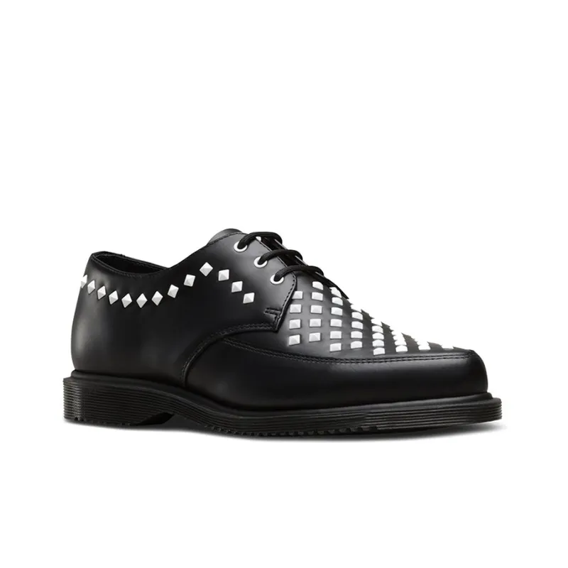 Dr.Martens Men's Casual Shoes Men Low Top Black/White-2