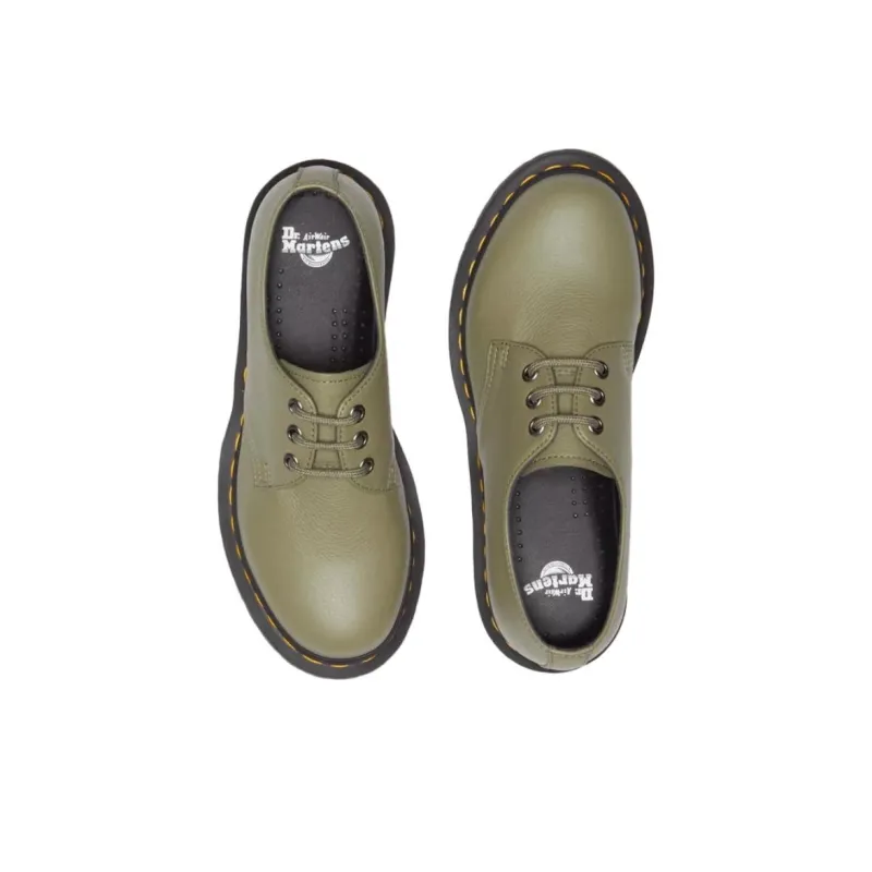 Dr.Martens 1461 Casual Single Shoes Women's Olive-4