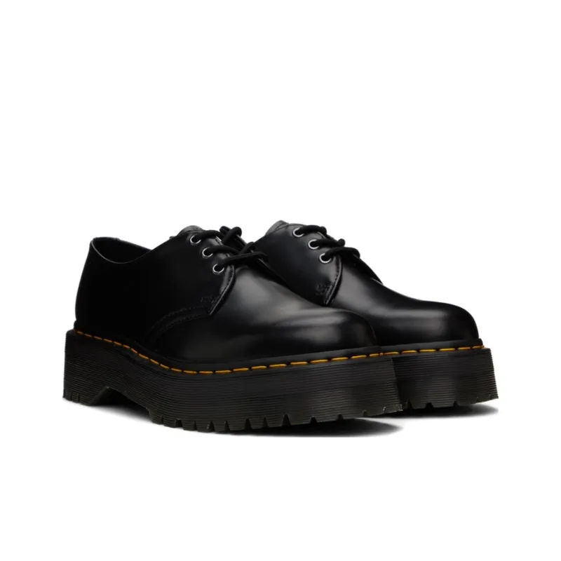 Dr. Martens 1461 Smooth Leather Platform Black-2