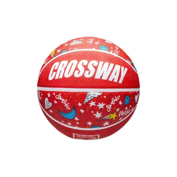 CROSSWAY Rubber Basketball Red Size 3 Training Kids'