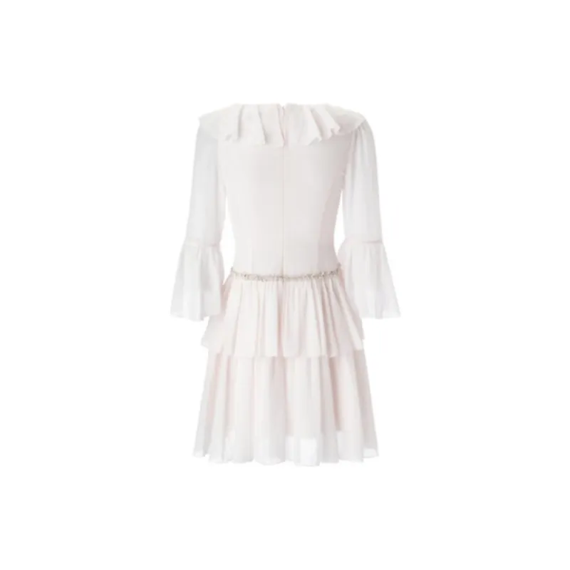 Misi Camii Long Sleeved Dresses Women's Pink-1