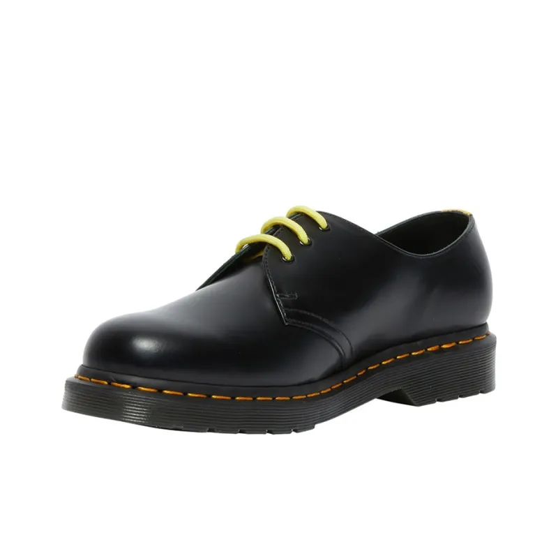Dr. Martens 1461 Contrast Smooth Leather Shoes 'Black Green'-1