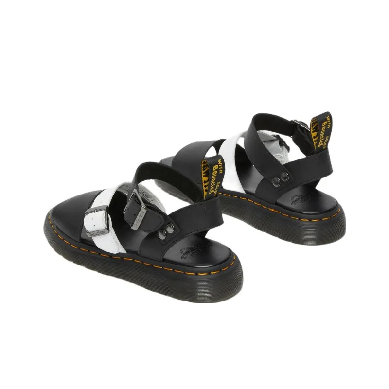 Dr.Martens Flat Sandal Unisex Black White-3