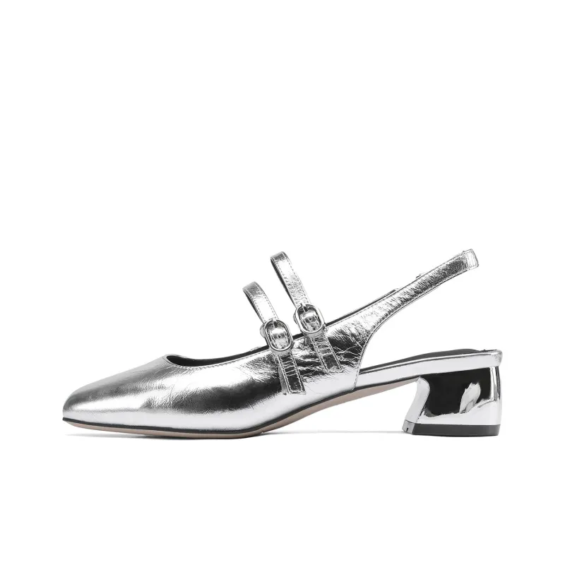 D FUSE SCANDINAVIA Commute Shoes High Heels Mary Jane Shoes Casual Single Shoes Women's-0
