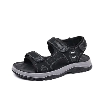 Bindu Beach Sandals Men Black/Khaki