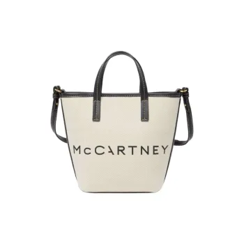 Stella McCartney Logo print Cotton Tote Bag