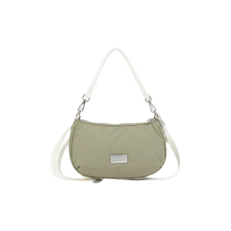 Doughnut Nylon Shoulder Bag Women's Army Green-0
