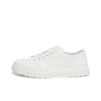 Dr.Martens Dante Patent Impact-Resistant Quick-Drying Wear-Resistant Low-Top Skateboard Shoes Women's White