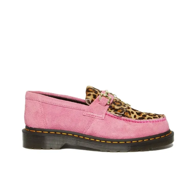 Dr. Martens Adrian Leopard-print Suede Loafers-1