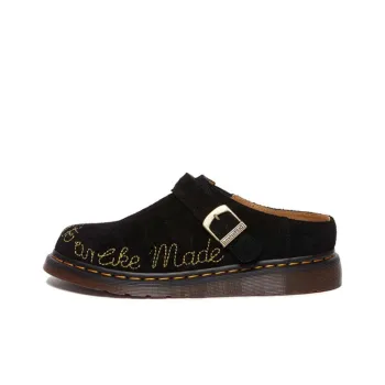 Dr.Martens Isham Desert Oasis Suede Mules 'Black'