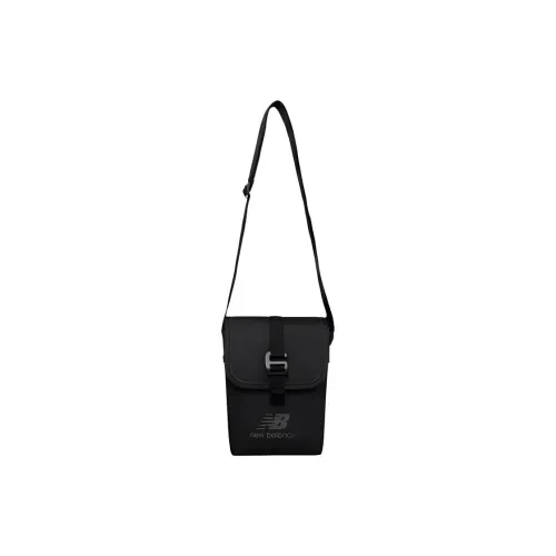 New Balance Synthetic Leather Crossbody Bag Regular Unisex Black