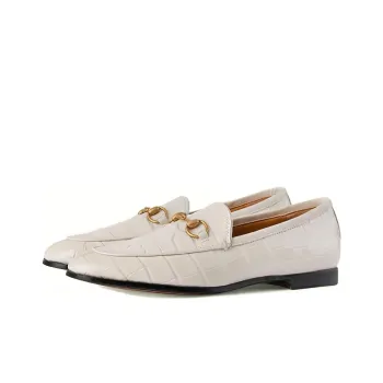 GUCCI Jordaan Loafers Women's White