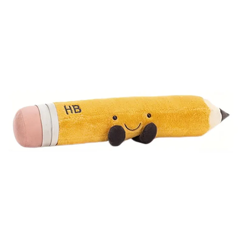 JELLYCAT Fun Items Collection Stationery Smart Pencil Dolls Plush Doll 12cm High-0