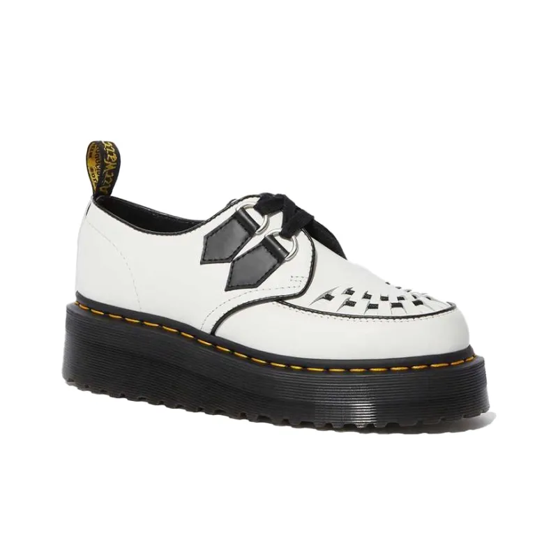 Dr.Martens Sidney Low-Top Platform Shoes Unisex White-1