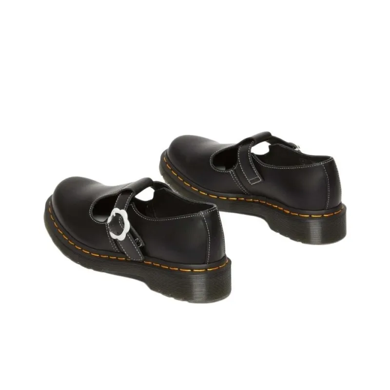 Dr.Martens Polley Smooth Leather Mary Janes 'Black' Women's-4