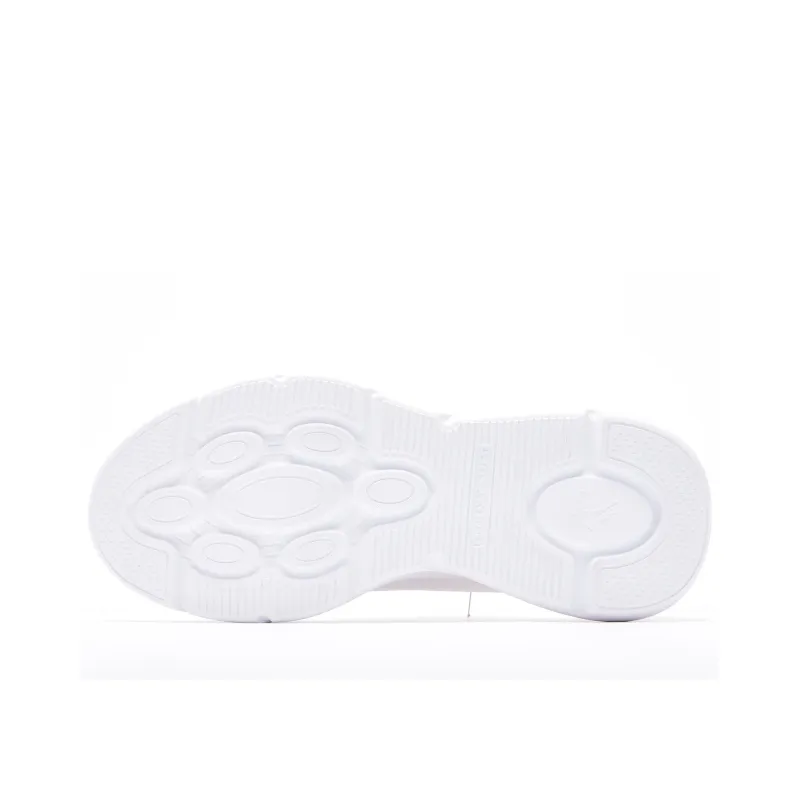 QIAODAN Step By Step Wear-Resistant Slip-Resistant Low-Top Running Shoes Women's White Pink-4