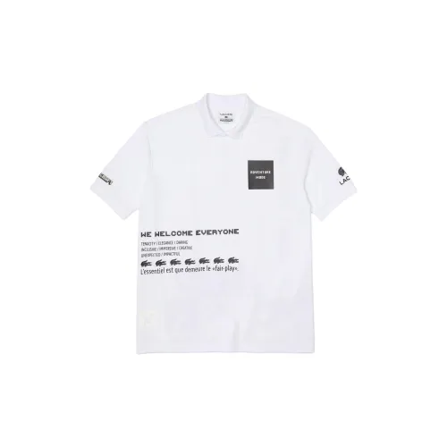 LACOSTE Polo Shirts Men White