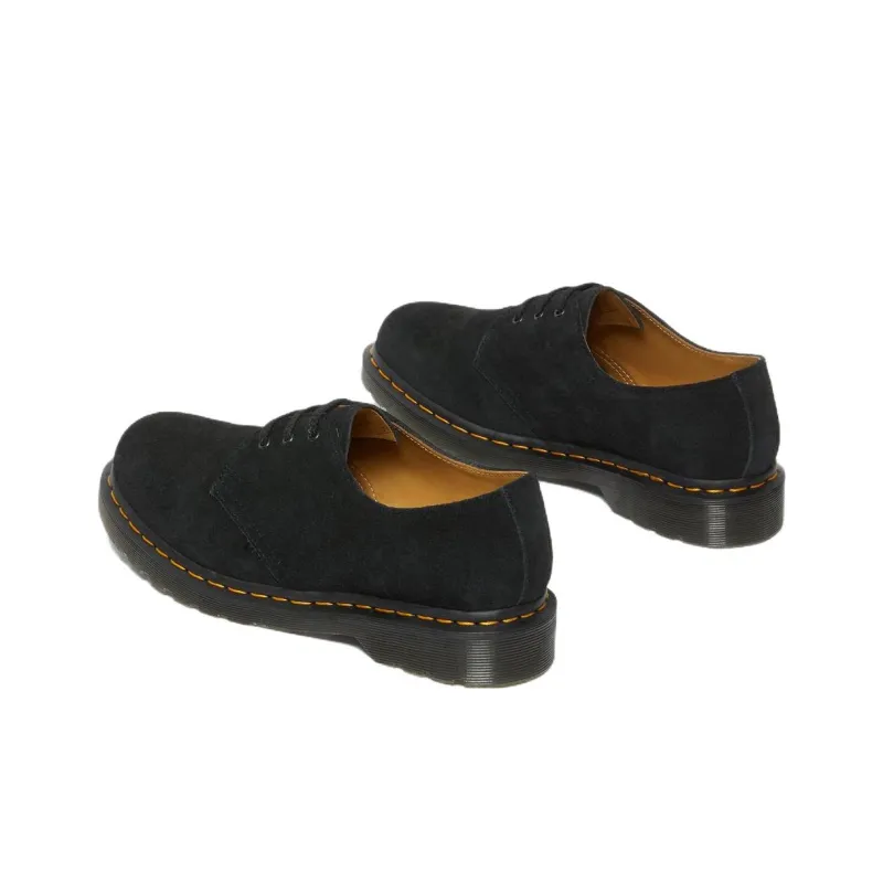 Dr. Martens 1461 Suede Oxford Shoes 'Black' Women's-3
