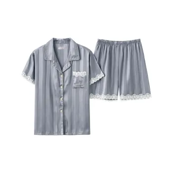 Sleep Pajama Set For Students In Dormitories, Home, Outerwear Ready Unisex Combo Set Blue