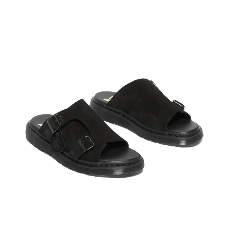 Dr.Martens Rubber Sole Slip Resistant Slide Slippers Unisex Black-2