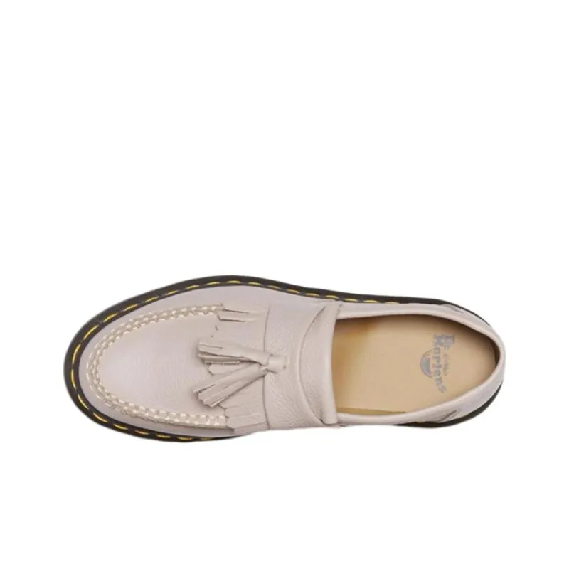 Dr.Martens Adrian Virginia Leather Tassel Loafers 'Vintage Taupe' Women's-2