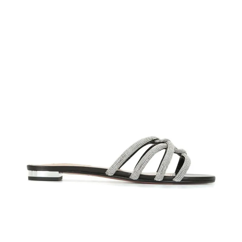 AQUAZZURA Moondust Flat Sandals-1