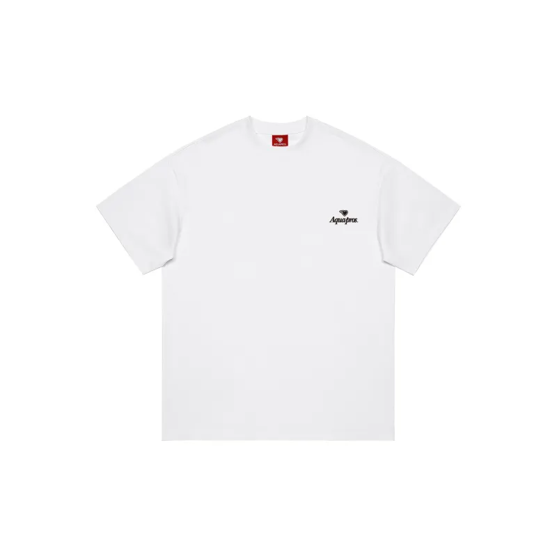 AQUAPROS T Shirts Unisex White-1