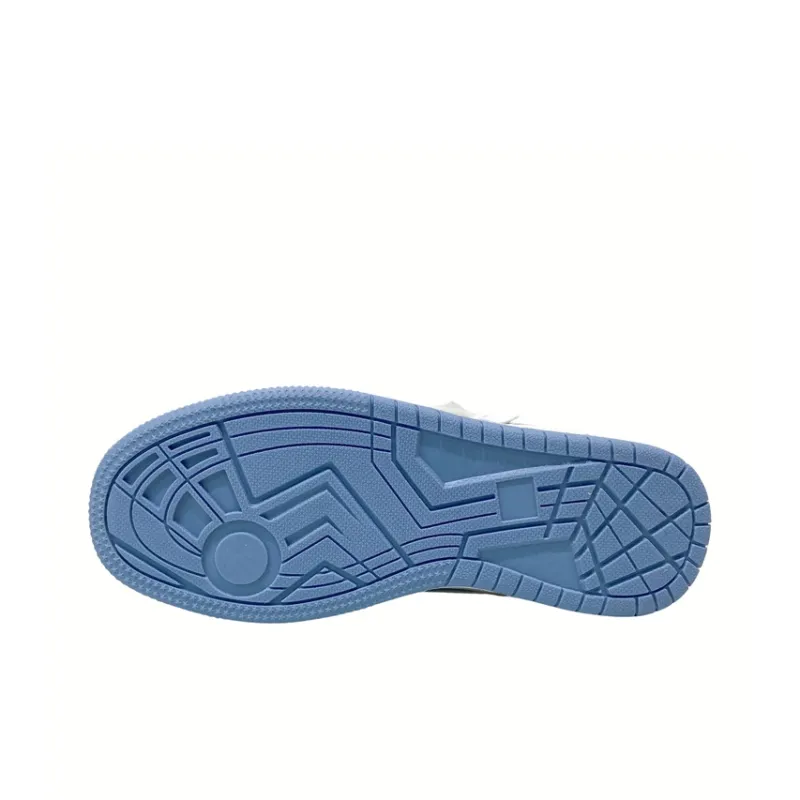 MQGAll Niche Design Slip Resistant, Abrasion Resistant, Breathable Low Top Skateboard Shoes Unisex Blue-5