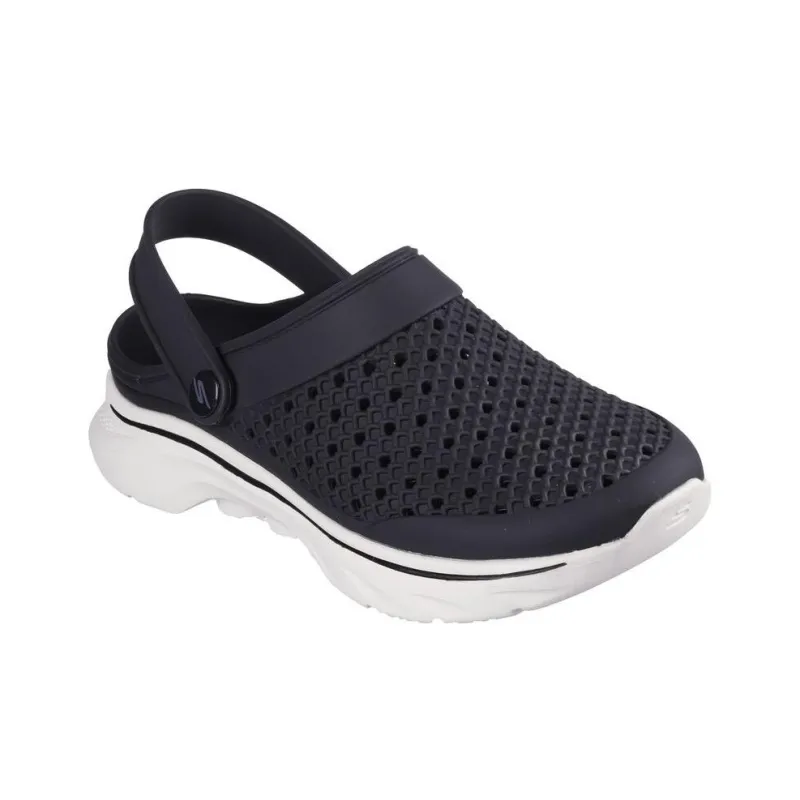 Skechers GO WALK 7 Abrasion Resistant Slip Resistant Closed Toe Slippers Women's Black White-2