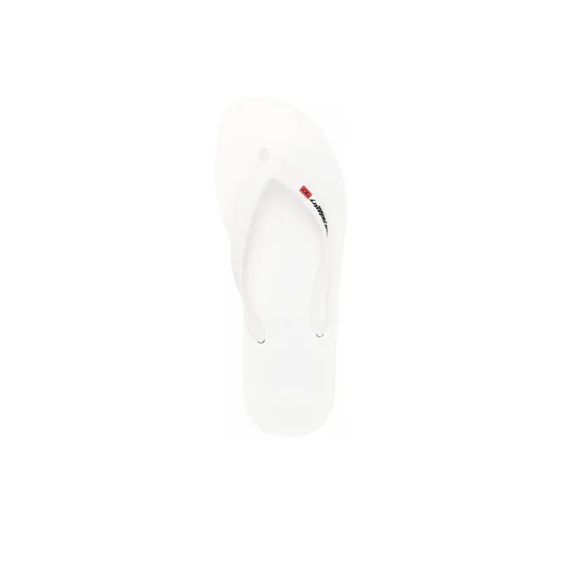DIESEL Rubber Sole Flip Flops Men's White-3