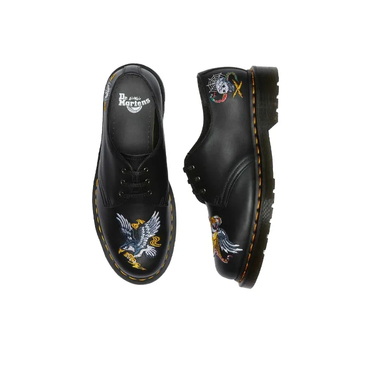 Dr.Martens 1461 Low Top Casual Shoes Unisex Black-3