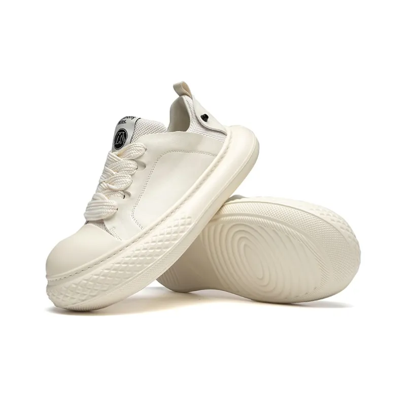 Anthony Miles Low Top Skateboard Shoes Men's Ecru-4