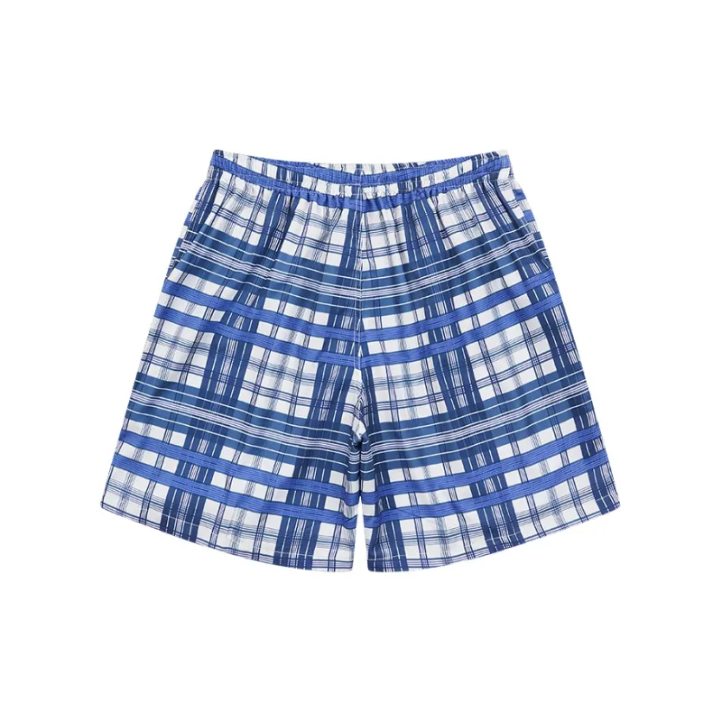 EMPTY REFERENCE x REVERSE IRONY Casual Shorts Unisex Blue-1