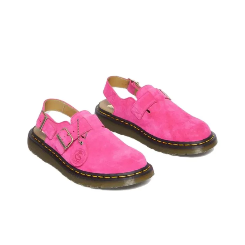 Dr.Martens Slip Resistant Wrap toe Slippers Unisex Pink-2