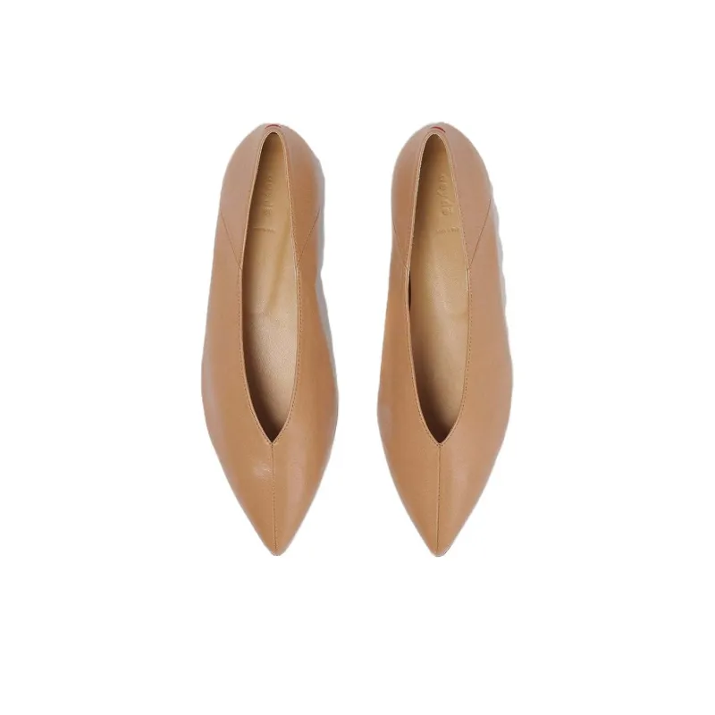 Aeyde Moa Casual Single Shoes Women's Brown-4