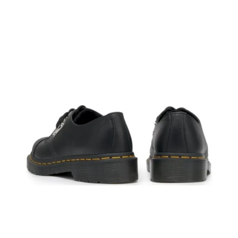 Dr. Martens Dr.Martens 1461 Toe Plate Lunar Leather Oxford Shoes 'Black Milled Nappa'-4
