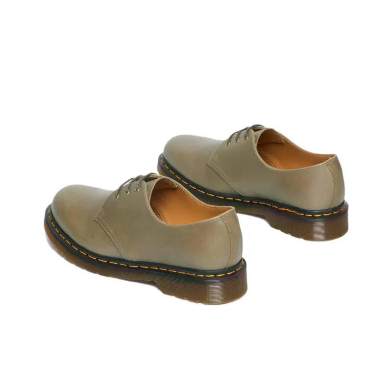 Dr.Martens 1461 Casual Leather Shoes Men's Olive-2