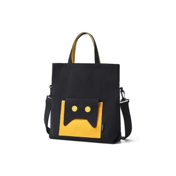 NOXXON Nylon Shoulder Bag, Crossbody Bag, Handbag Women's Obsidian Black