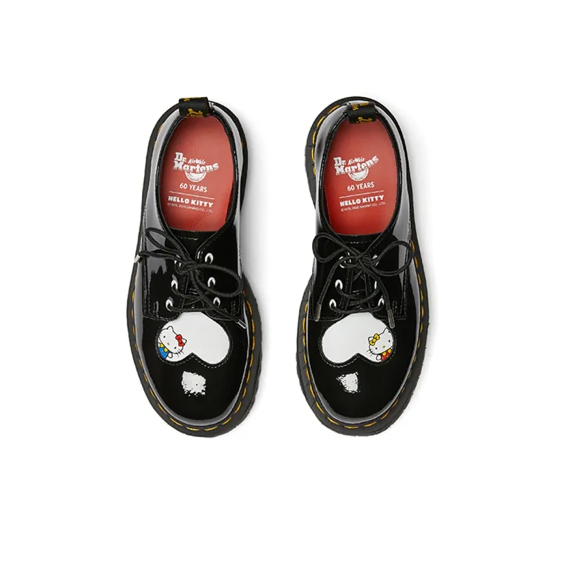 Hello Kitty x Dr.Martens Platform Shoes Women's Black-3