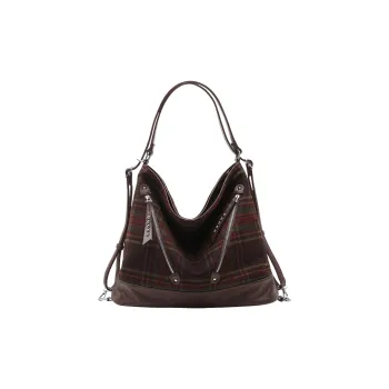 TTaG．baG Microfiber Synthetic Leather Double Shoulder Handbag Shoulder Bag Women's