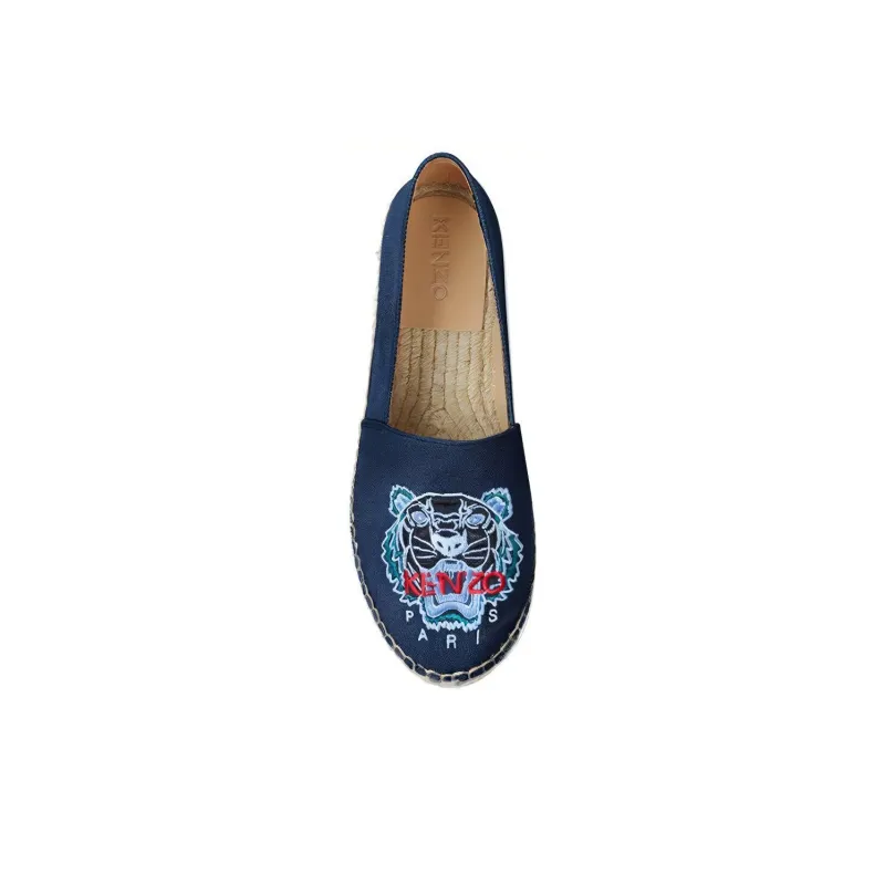 KENZO Fashion Casual Flat Shoes Women's Blue-4