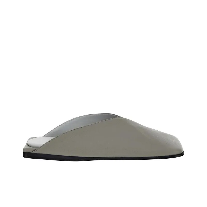 MM6 Maison Margiela Closed Toe Slippers Women's Gray-1