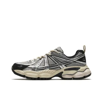 Anta Champion Series Cushioned Slip Resistant Low Top Casual Shoes Women's Silver Black