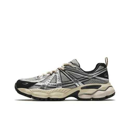 ANTA Champion Series Running Shoes Women's Low-Top Silver/Basic Black