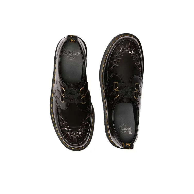Dr.Martens Sidney Arcadia Low-Top Platform Shoes Unisex Dark Red-2