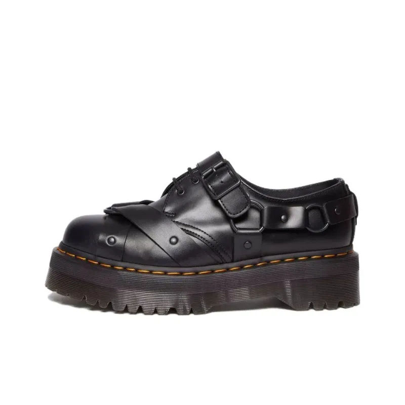 Dr.Martens 1461 Harness Leather Platform Shoes 'Black'-0
